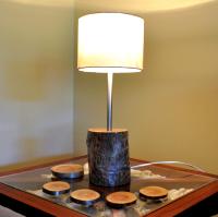 Recycled Wooden Table Lamp